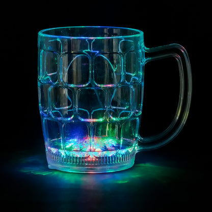 Chope LED Lumineuse 55cl - 3 Modes de Lumière RGB