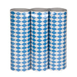 Papier Motif Carreaux Bleu Blanc - 3 Rouleaux Décoratifs