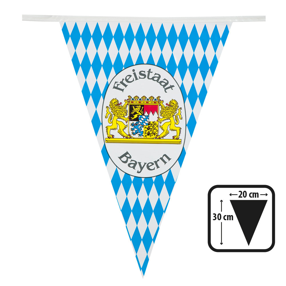 Fanion Freistaat Bayern 20x30cm - Décoration Oktoberfest