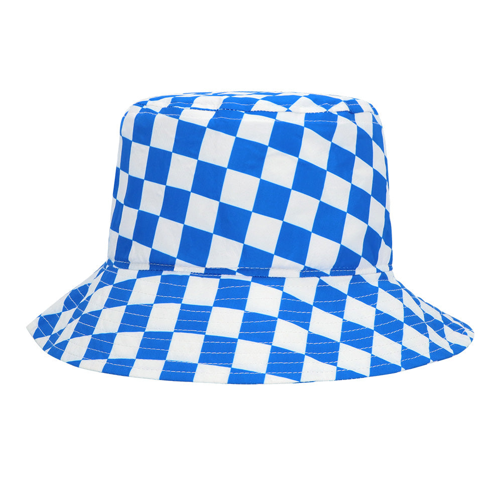 Chapeau Bavarois Carreaux Bleu et Blanc - Accessoire Oktoberfest