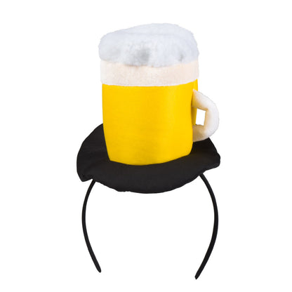 Chapeau Bière Oktoberfest avec Chope Jaune - Déguisement Fête