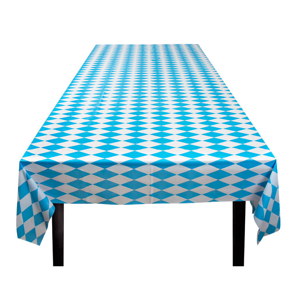 Nappe Bavaroise Carreau Bleu et Blanc - Décoration Oktoberfest