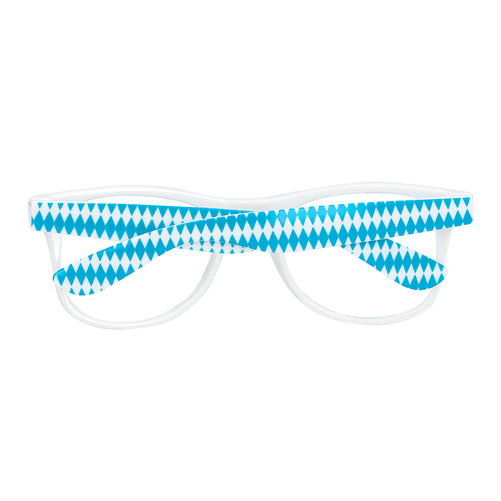 Kit Costume Bavarois Bleu Blanc - Lunettes, Nœud Pap', Bretelles