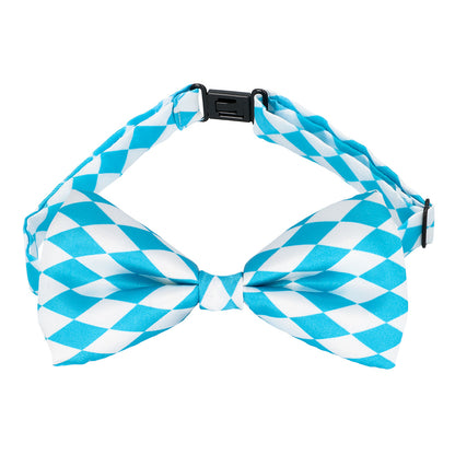 Kit Costume Bavarois Bleu Blanc - Lunettes, Nœud Pap', Bretelles
