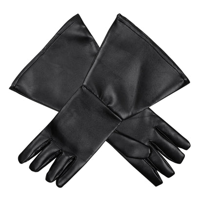 Gants Longs Noirs en Cuir pour Déguisement Cowboy