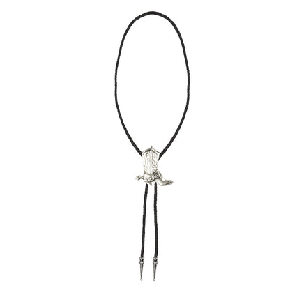 Bolo Tie Cowboy Boots Western - Accessoire Western Authentique
