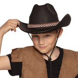 Chapeau Cowboy Noir Enfant - Accessoire Western Authentique