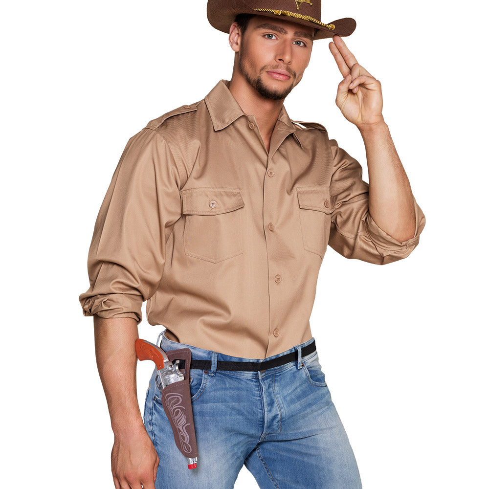 Kit Cowboy Complet avec Revolver et Holster Western