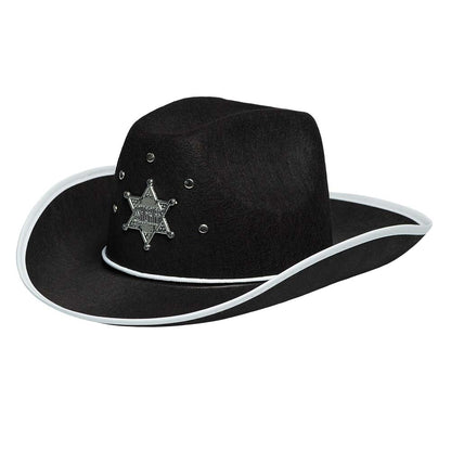 Chapeau Cowboy Sheriff Adulte - 5 modèles assortis