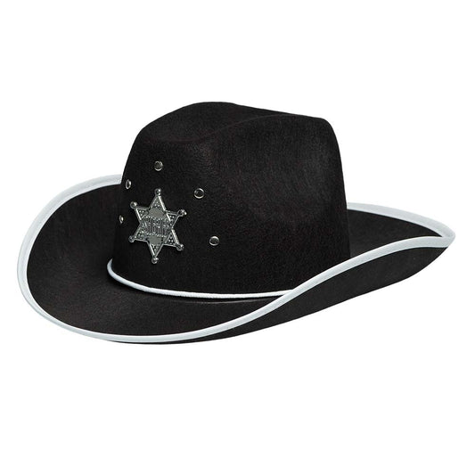 Chapeau Cowboy Sheriff Adulte - 5 modèles assortis