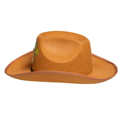 Chapeau Cowboy Sheriff Adulte - 5 modèles assortis