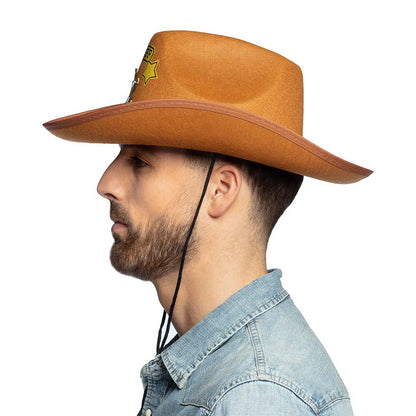 Chapeau Cowboy Sheriff Adulte - 5 modèles assortis