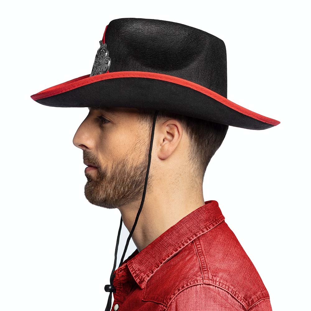 Chapeau Cowboy Sheriff Adulte - 5 modèles assortis