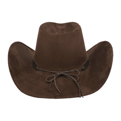Chapeau Cowboy Marron Turquoise Western Adulte Unisexe