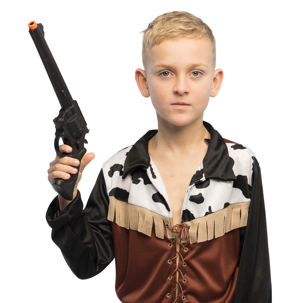 Pistolet Revolver Western Sonore 35cm - Accessoire Cowboy