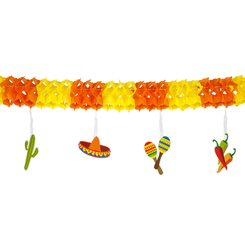 Guirlande Fiesta Mexicaine avec Décors Suspendus