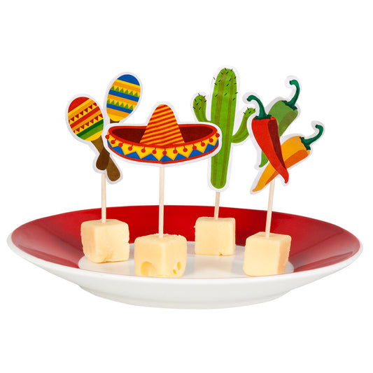 Kit Déguisement Fiesta Mexicaine avec Piques à Fromage