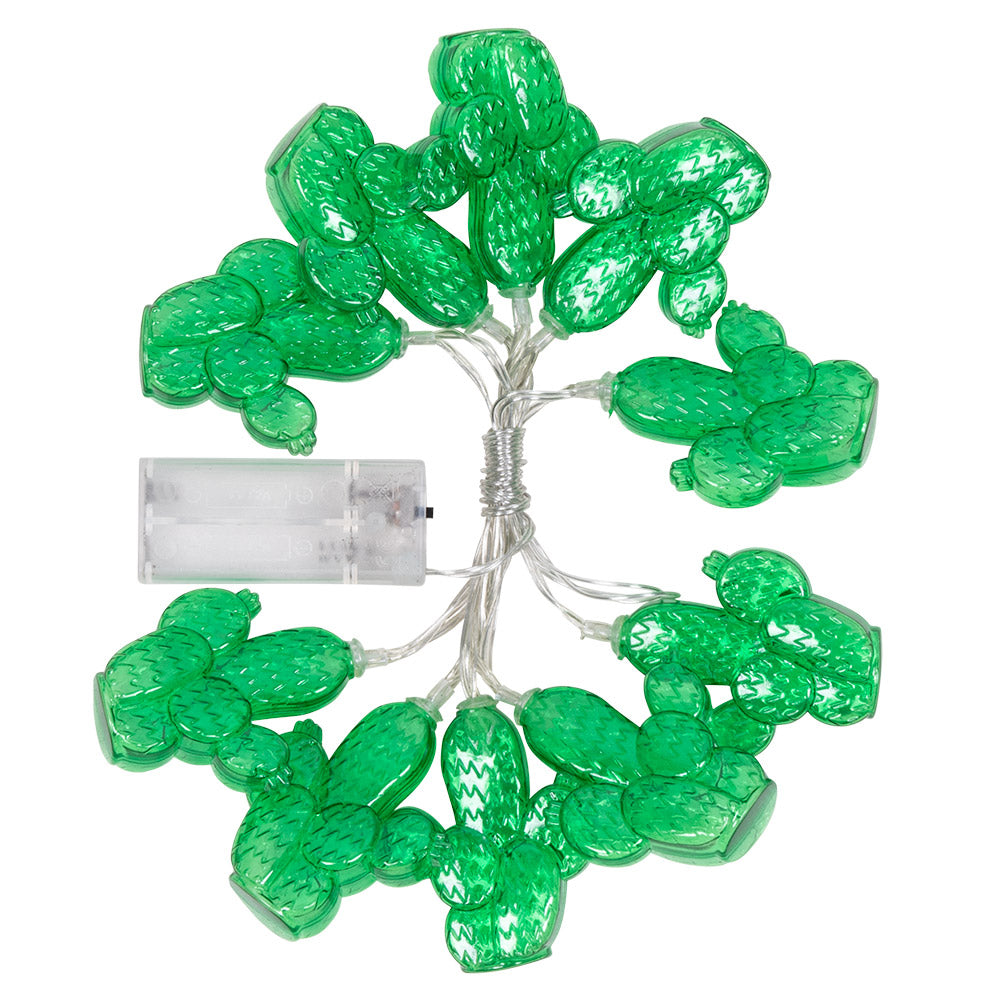 Guirlande Lumineuse Cactus LED Verte - Décoration Intérieur