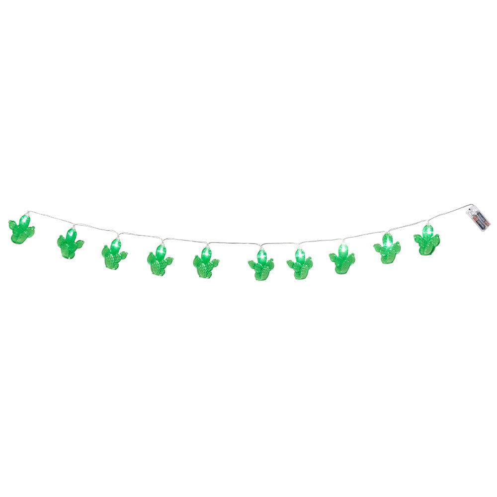 Guirlande Lumineuse Cactus LED Verte - Décoration Intérieur