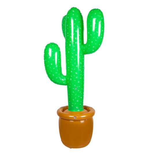Cactus Gonflable 86cm - Décoration Thème Fiesta Mexicaine