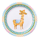 Assiettes Lama Fiesta - Vaisselle Thème Mexicain Colorée