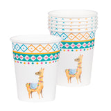 Gobelets Lama Colorés - Vaisselle Fête Anniversaire Enfant