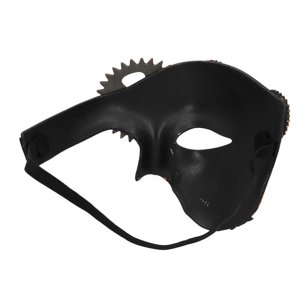 Masque Steampunk Engrenages Bronze - Accessoire Festif