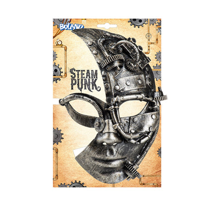 Masque Steampunk Mécanique Argenté - Accessoire Déguisement