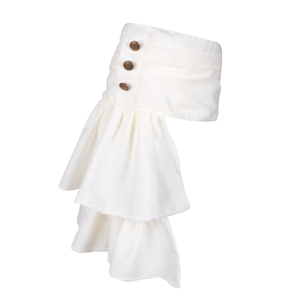 Jabot Blanc Vampire Aristocrate - Accessoire Déguisement