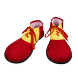 Chaussures de Clown Rouge et Jaune - Accessoire Déguisement Cirque