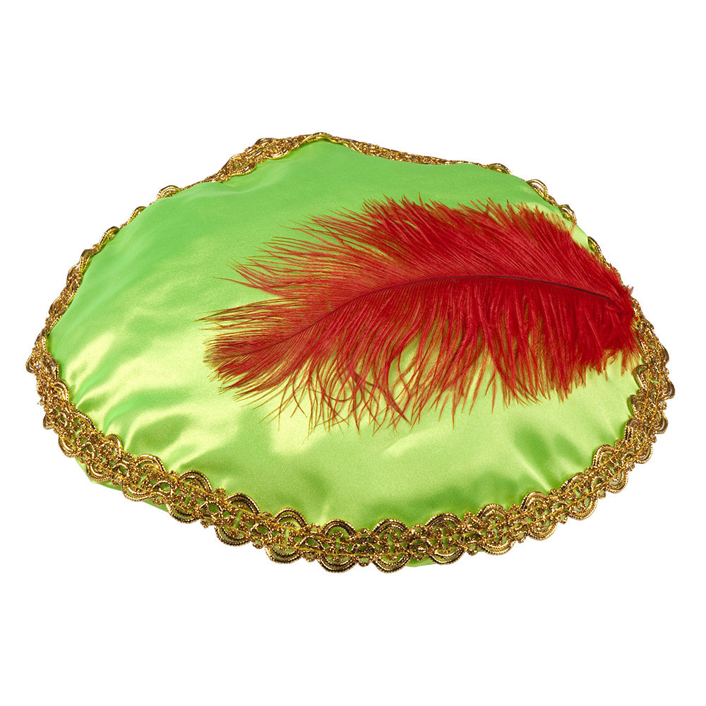 Set 6 Bérets Paillettes Multicolores avec Plumes - Déguisement Enfant