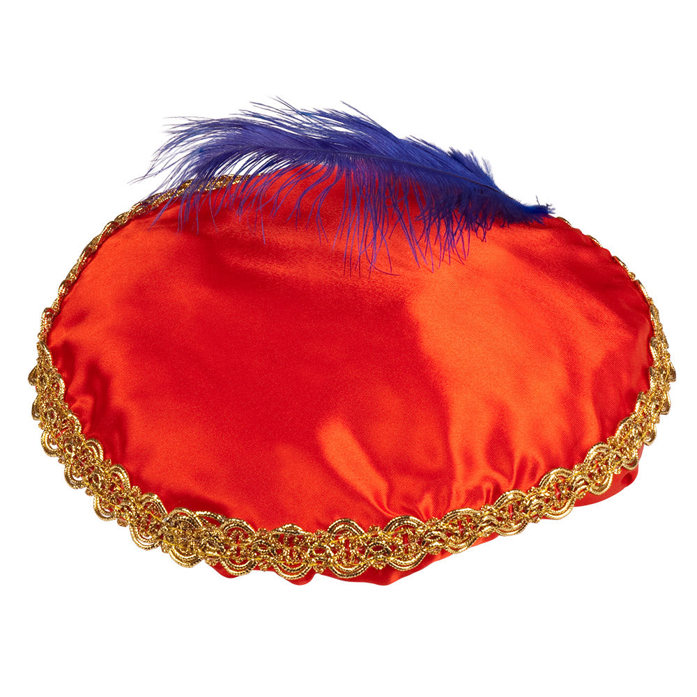 Set 6 Bérets Paillettes Multicolores avec Plumes - Déguisement Enfant