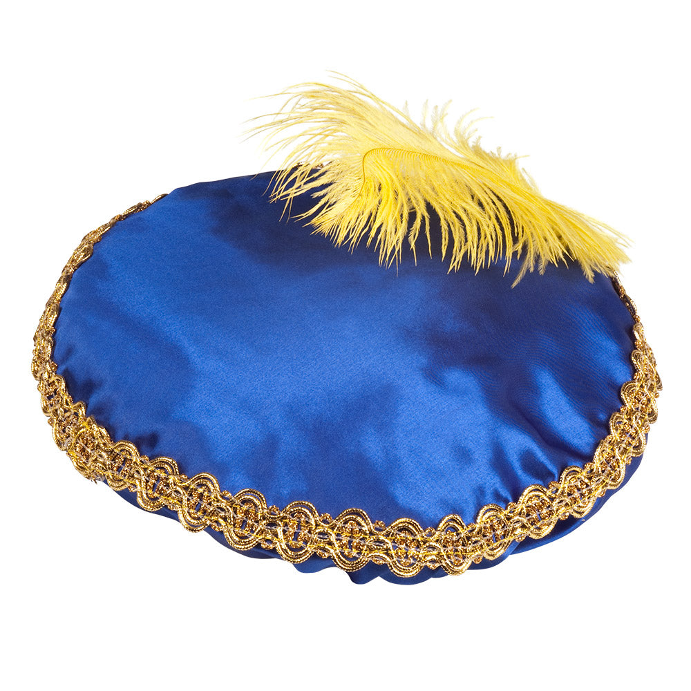 Set 6 Bérets Paillettes Multicolores avec Plumes - Déguisement Enfant