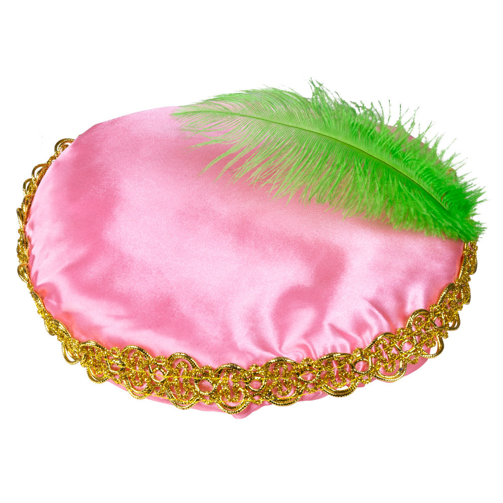 Set 6 Bérets Paillettes Multicolores avec Plumes - Déguisement Enfant