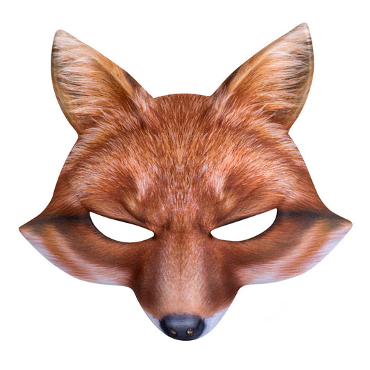 Masque Renard Réaliste - Accessoire Déguisement Adulte