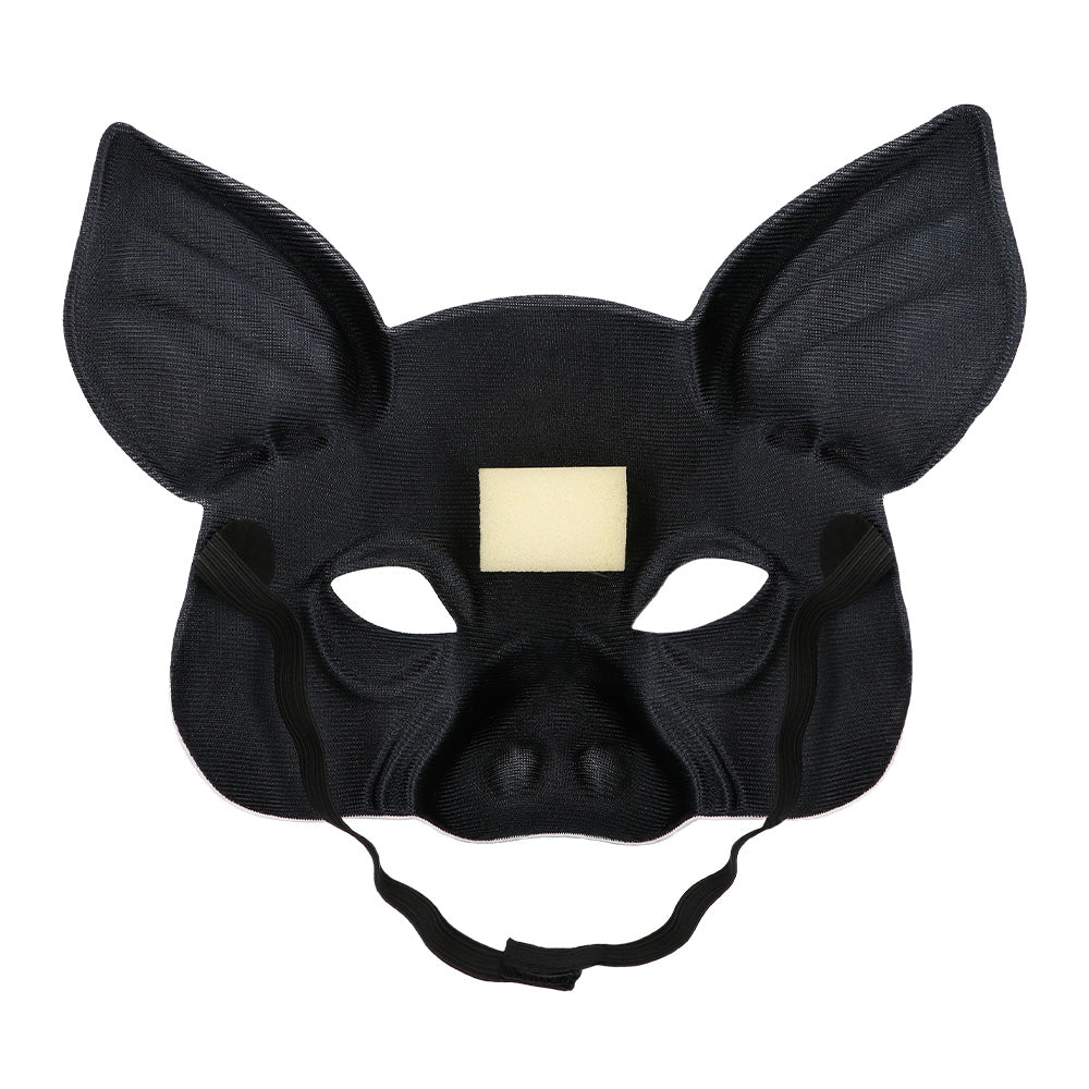 Masque Cochon Blanc Réaliste - Déguisement Animal Adulte