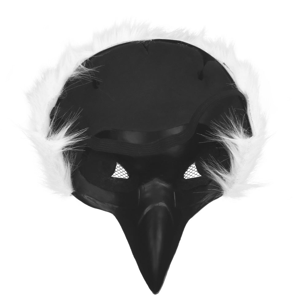 Masque Aigle Blanc avec Bec Jaune - Déguisement Adulte Réaliste