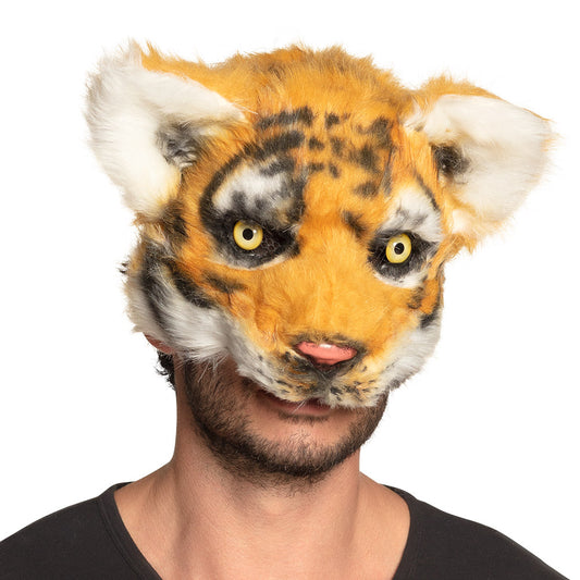Masque Tête de Tigre Réaliste - Déguisement Animal Adulte