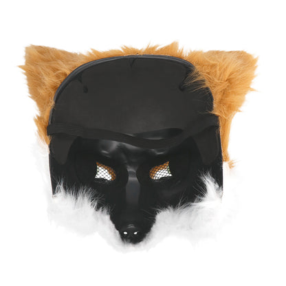 Masque Renard Adulte Réaliste - Accessoire Déguisement Fête