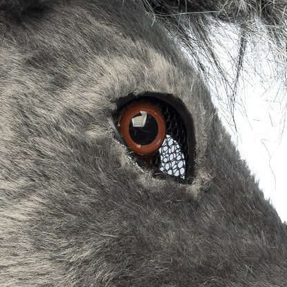 Masque Âne Gris Réaliste - Déguisement Animal Complet