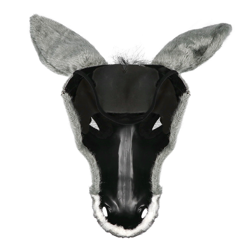 Masque Âne Gris Réaliste - Déguisement Animal Complet