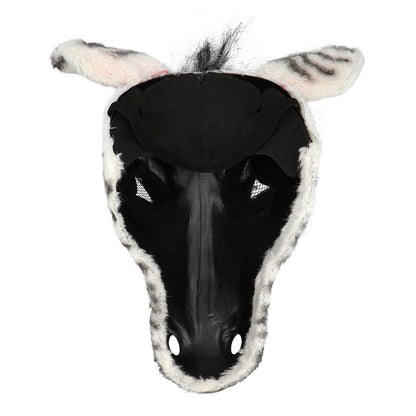 Masque Zèbre Réaliste en Latex - Déguisement Animal Adulte