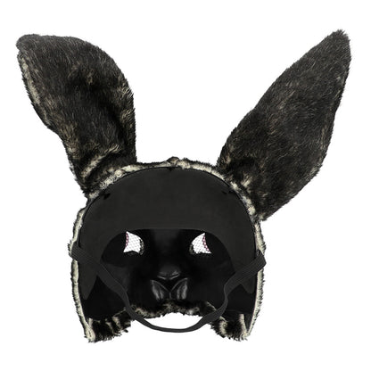 Masque de Lapin Noir Réaliste - Déguisement Animal Complet