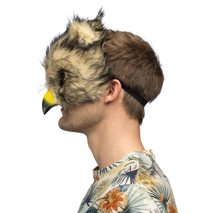 Masque Aigle Blanc Réaliste - Déguisement Adulte Complet