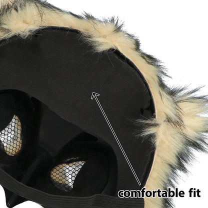Masque Aigle Blanc Réaliste - Déguisement Adulte Complet