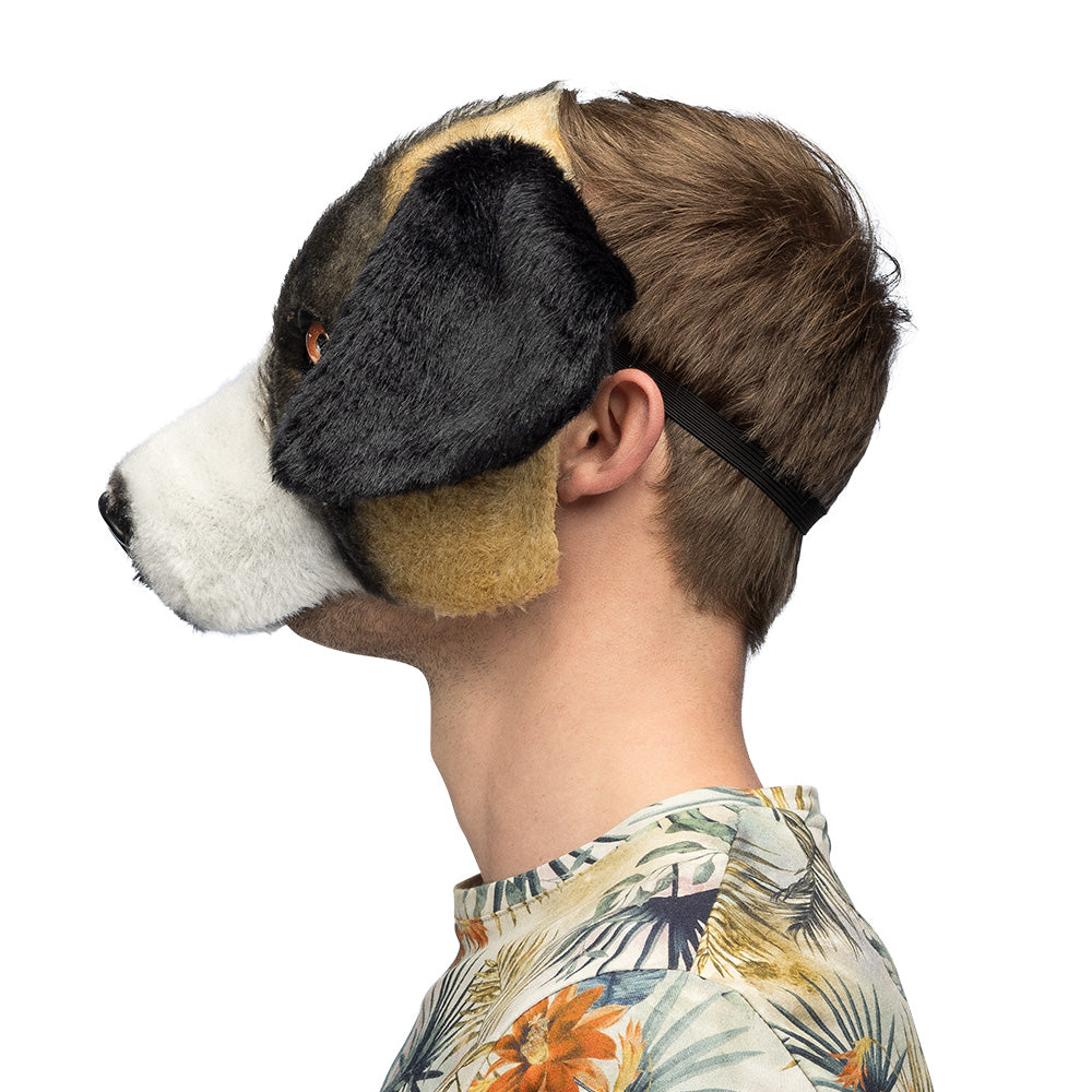 Masque Chien St-Bernard Réaliste - Déguisement Rigolo