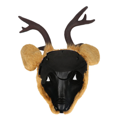 Masque Cerf Réaliste avec Bois - Déguisement Animal Adulte