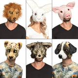 Masque Animal Réaliste - Lion, Lapin, Cochon, Chien