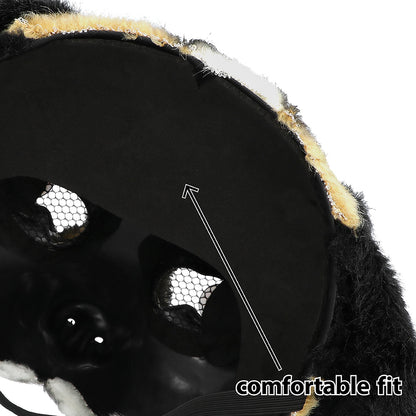 Masque Animal Réaliste - Lion, Lapin, Cochon, Chien