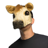 Masque de Vache Réaliste en Peluche - Déguisement Amusant